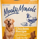 Vitakraft Meaty Morsels Treats for Dogs - Chicken with Sweet Potatoes - Super Soft Dog Treats for Training - Two Layers of Gently Oven-Baked Meaty Goodness