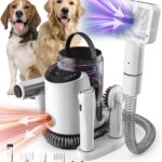 SNOYWEN Dog Grooming Kit & Pet Hair Dryer & Dog Electric Clippers, 3L Large Capacity with 8 Grooming Tools, Low Noise for Long Hair Dogs and Cats, Adjustable Airflow and Temperature, UL, Touchscreen