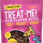 Crazy Dog Treat-Me! Mini Treats, Pizza, 4 oz. Bag