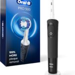 Oral-B Pro 500 Electric Toothbrush with (1) Brush Head, Rechargeable, Black
