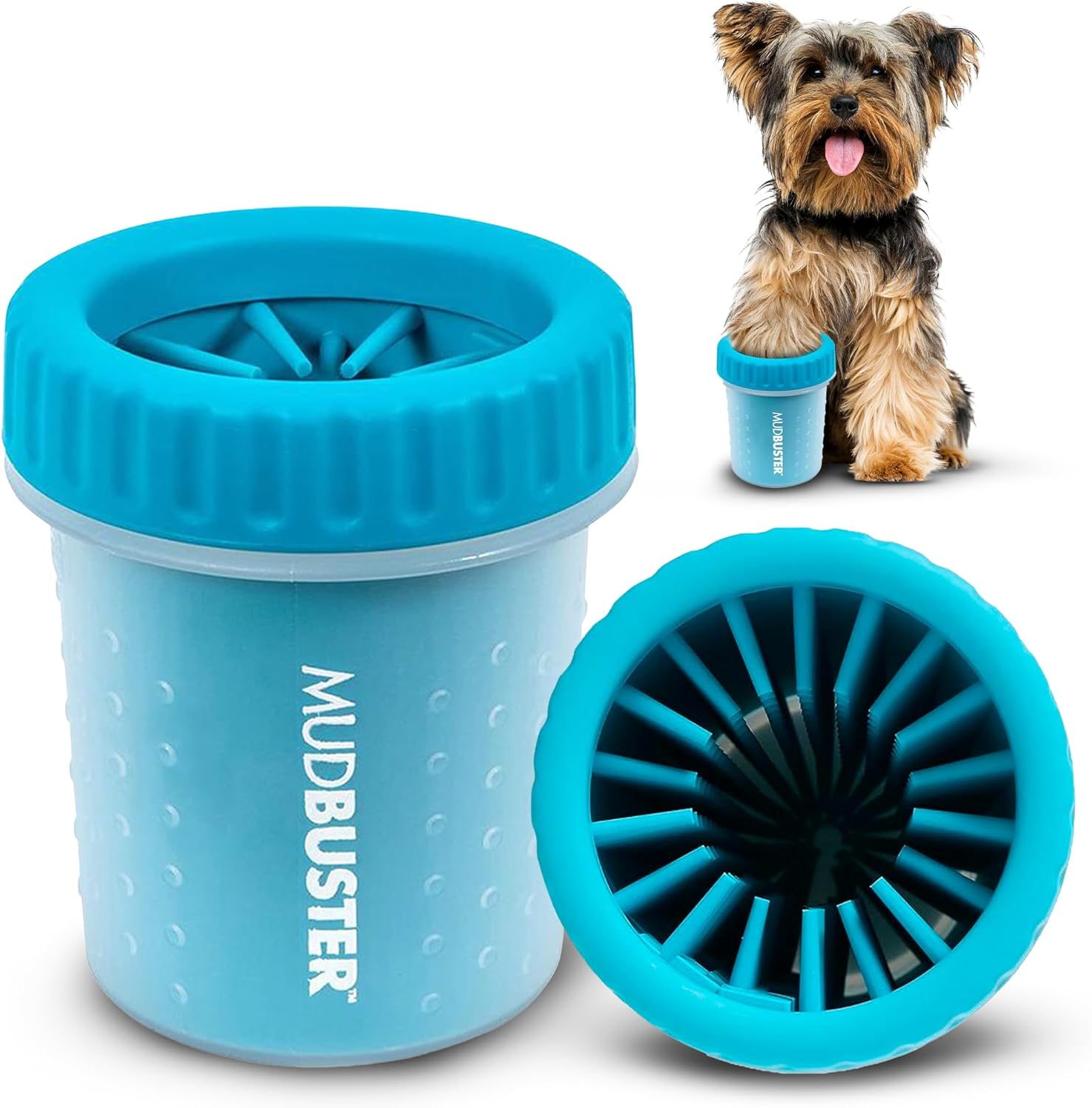 Dexas MudBuster Portable Dog Paw Cleaner - Premium Quality, Blue, Small Size for Pet Supplies and Accessories Dexas MudBuster Portable Dog Paw Cleaner - Premium Quality, Blue, Small Size for Pet Supplies and Accessories