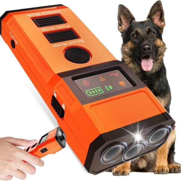 Dog Bark Deterrent Device, 2025 Anti Barking Device for Dogs 30FT Far Ultrasound Dog Bark Deterrent,3X Ultrasonic Anti Barking, Humane Alternative to Training Collars