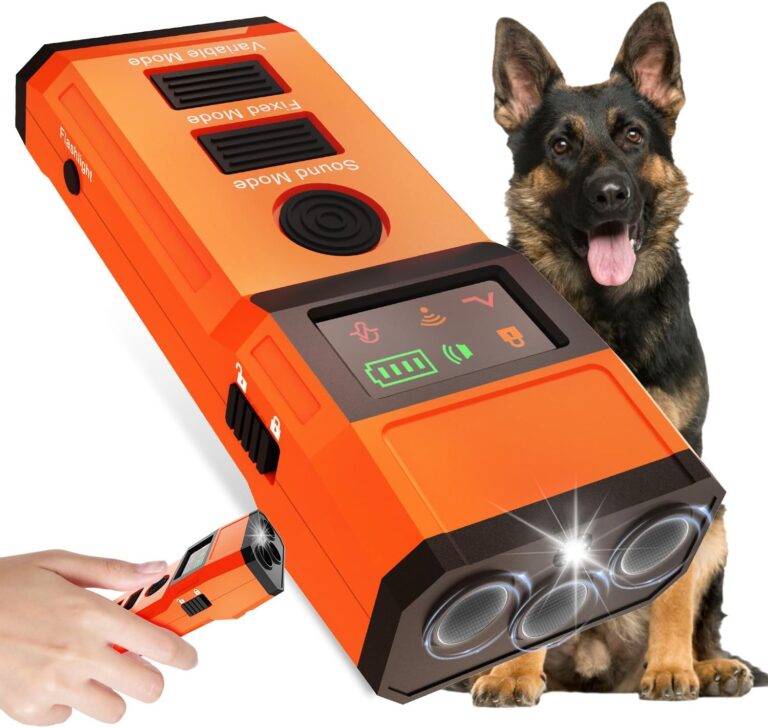 Dog Bark Deterrent Device, 2025 Anti Barking Device for Dogs 30FT Far Ultrasound Dog Bark Deterrent,3X Ultrasonic Anti Barking, Humane Alternative to Training Collars