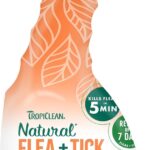 TropiClean Natural Maximum Strength Flea and Tick Spray for Dogs, 16oz