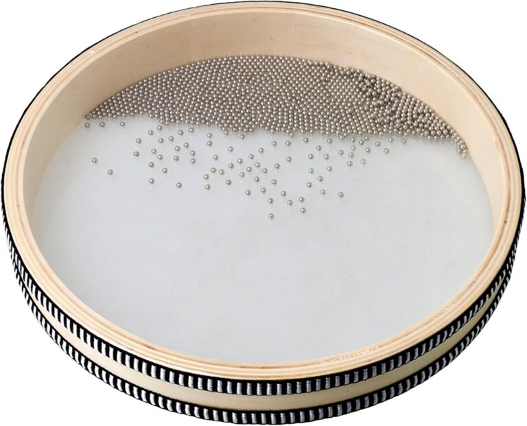 Bstinay 10inch Natural Ocean Drum Wave Bead Sea Sound Drum Musical Instrument Percussion