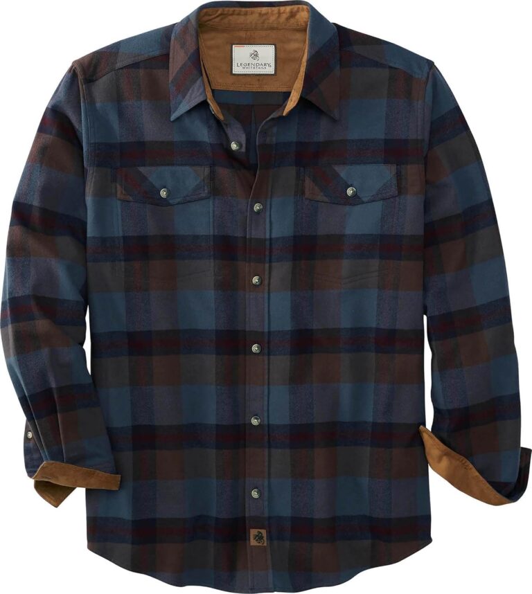 Legendary Whitetails Mens Flannel Shirt Long Sleeve Button Down Relaxed Fit