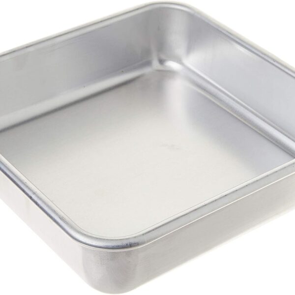 Nordic Ware - 47500 Nordic Ware Naturals Aluminum Commercial 8" x 8" Square Cake Pan, 8 by 8 inches, Silver