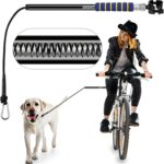 Petbetf Dog Bike Leash -Dog Hands Free Leas | Attachment | Bike Leash Attachment | with Quick Connect Mechanism | Safety Fit for Outdoor | Easy to Installation and Removal,2Years Warranty Black