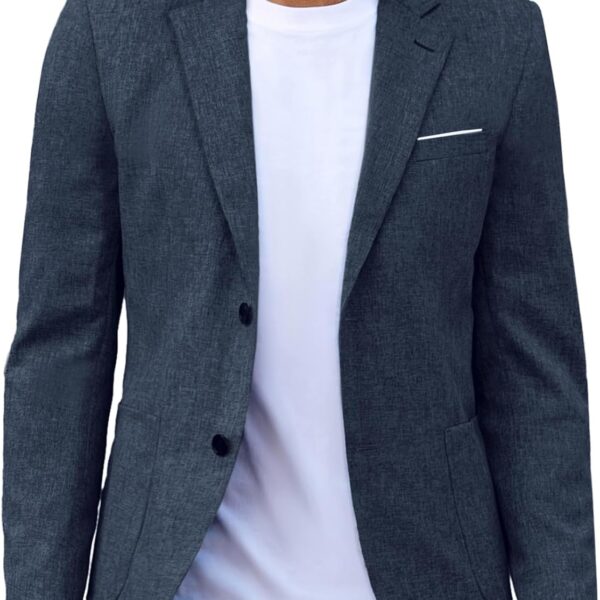 PJ PAUL JONES Mens Casual Sport Coat Blazer Two Buttons Lightweight Business Jackets