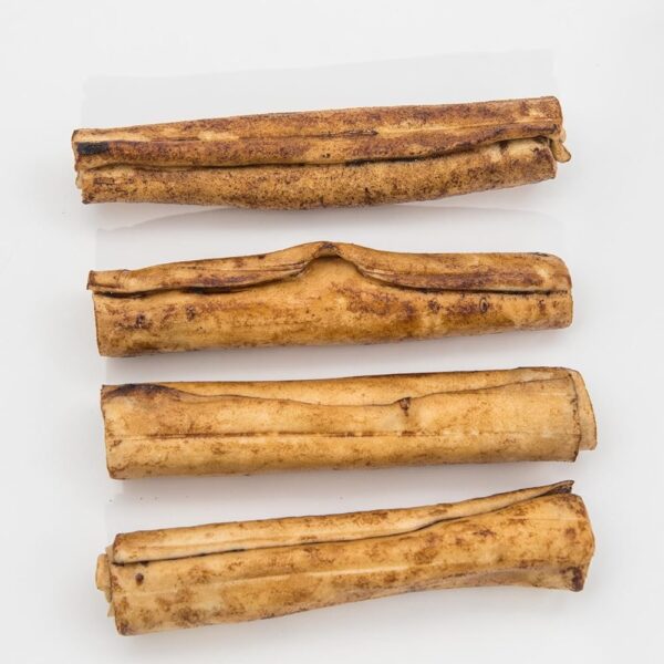 Frankly Pet Original Bacon Flavored Rawhide Free Chews, Natural Pet Collagen Rolls, Safe for Dogs, Long Lasting Retriever Rolls, Made in USA, 7" Sticks, 4 Count (8753)