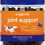 PupGrade Joint Support Supplement for Dogs - Natural Glucosamine Chondroitin with MSM - Hip & Joint Pain Relief - Recommended for Hip Dysplasia, Arthritis & Joint Disease - USA Tested - 60 Chews