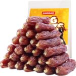 Duck Sausage Soft Dog Treats, Duck Jerky Training Treats Skiny Coat Dog Chews for Senior Small Medium Large Breed 10.58oz