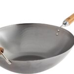 JOYCE CHEN Classic Series 14-Inch Carbon Steel Wok with Birch Handles