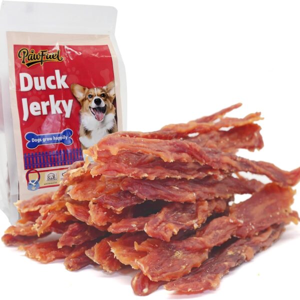 Dog Treats Duck Jerky Made of Real Duck Breast Meat, Rich in Taurine High Protein Low in Fat. Suitable Small Or Medium,Large Dogs Training Rewards. Each Pack 14.11 Ounces.