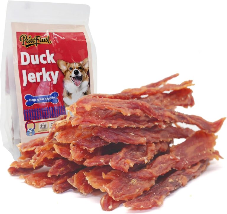 Dog Treats Duck Jerky Made of Real Duck Breast Meat, Rich in Taurine High Protein Low in Fat. Suitable Small Or Medium,Large Dogs Training Rewards. Each Pack 14.11 Ounces.