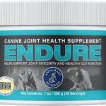 Annamaet Endure  Hip & Joint Powder Supplement for Dogs  with Glucosamine, Chondroitin and Green Lipped Mussel for Joint Support and Psyllium for Gut Health - 200 g