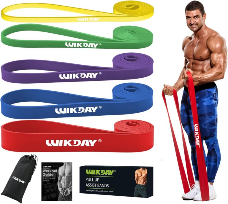 Resistance Bands for Working Out, Exercise Bands, Workout Bands, Pull Up Assistance Bands for Body Stretching Training Physical Therapy Muscle Training for Men & Women