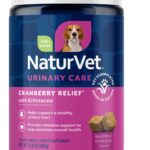 NaturVet  Cranberry Relief Plus Echinacea  Helps Support a Healthy Urinary Tract & Immune System  120 Soft Chews