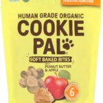 CookiePal Organic Peanut Butter & Apple Soft Baked Dog Treats, 8.8 OZ