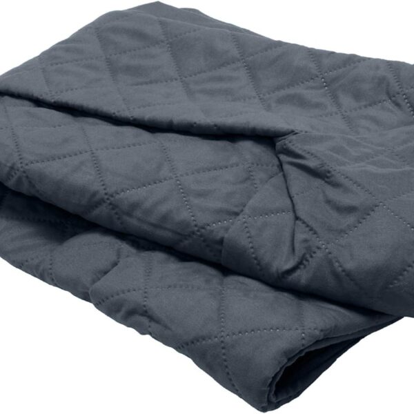Furhaven Replacement Dog Bed Cover Quilted Sofa-Style, Machine Washable - Iron Gray, Jumbo Plus (XX-Large)