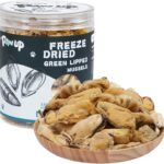 PAWUP Freeze Dried Green Lipped Mussels Dog Treats  Raw Single Ingredient Snacks for Joint & Hip Health, Rich in Omega-3, Grain Free, 3.5 oz