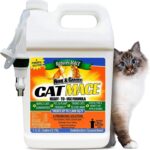 Nature's Mace Cat Mace Cat Repellent, Pets Training Tool, Outdoor & Indoor, Home, Liquid Spray Deterrent, Landscaped, Marking, Anti-Scratch, Garden & Furniture Protector, Ready-to-Use, 1 Gallon Spray