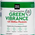 Vibrant Health, Green Vibrance, Vegan Superfood Powder, 15 Servings