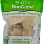 Vet One DuoClenz Enzyme Coated Dog Dental Chews for Large Dogs - Veterinarian Formulated - 30 Count