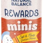 Natural Balance Limited Ingredient Mini-Rewards Salmon Grain-Free Dog Training Treats for Dogs | 5.3 Ounce Canister