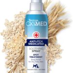 TropiClean OxyMed Hot Spot Treatment for Dogs, Medicated Dog Itching Skin Relief Spray, Anti-Itch Spray Quickly Soothes Skin Irriration, Alleviate Scratching, Chewing & Licking, Safe for Cats, 8oz