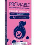 Nutramax Proviable Probiotics for Dogs, Diarrhea Support Kit, Digestive Health Supplement with Multiple Strains of Bacteria, Plus Prebiotics, Kaolin and Pectin, 30 ml Paste and 10 Capsules