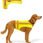 Reflective Dog Vest. High Visibility Yellow Safety Vest for Outdoors. Safeguard Your Dog with Easy to wear Adjustable and Breathable Reflective Gear (Small)