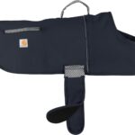 Carhartt Quick Duck Fleece Lined Dog Jac, Water-Repellent Dog Vest, Dark Sapphire, Large