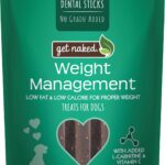 Get Naked Grain Free 1 Pouch 6.6 Oz Weight Management Dental Chew Sticks, Large