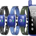 Aikko Dog Shock Collar with Remote - IPX7 Waterproof, 3 Training Modes (Beep, Vibration, Shock), Rechargeable E-Collar for Most Breeds, Anti-Bark & Adjustable Humanitarian Training Collar for 3 Dog