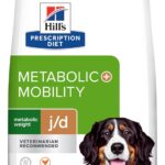 Hill's Prescription Diet Metabolic + Mobility, Weight + j/d Joint Care Chicken Flavor Dry Dog Food, Veterinary Diet, 24 lb. Bag
