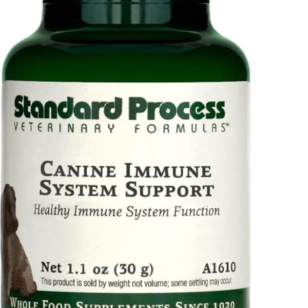 Standard Process Canine Immune System Support - Immune Support Supplement for Dogs - Powder Canine Supplement Aids Overall Health & Wellness - Immunity Support Supplement with Zinc & Kelp - 30 g