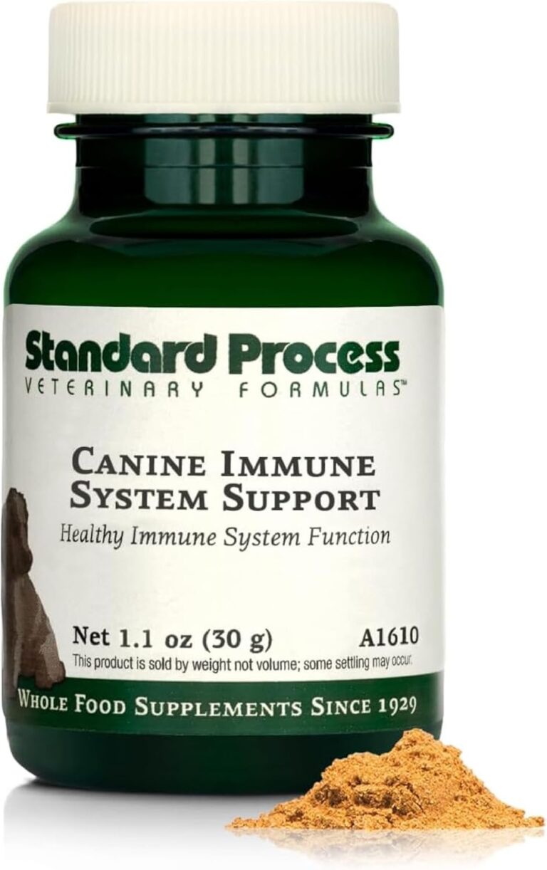 Standard Process Canine Immune System Support - Immune Support Supplement for Dogs - Powder Canine Supplement Aids Overall Health & Wellness - Immunity Support Supplement with Zinc & Kelp - 30 g