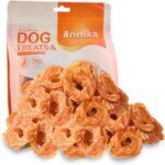 Annika Chicken Rings Dog Treats  Natural Chicken Jerky Chews, Rawhide-Free Healthy Training Treats for Small, Medium & Large Dogs, High Protein Snacks for Hip & Joint Support, 11.6 oz