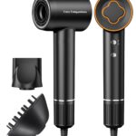 Cosy Companions High-Speed Ionic Hair Dryer, 150000 RPM Brushless Motor for Fast Drying, Low Noise Blow Dryer Reduces Frizz & Heat Damage, Lightweight Hair Dryer with Diffuser & Nozzle