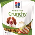Hill's Grain Free Crunchy Naturals Treats, All Life Stages, Great Taste, Dog Treats, Chicken & Apples, 8 oz Bag