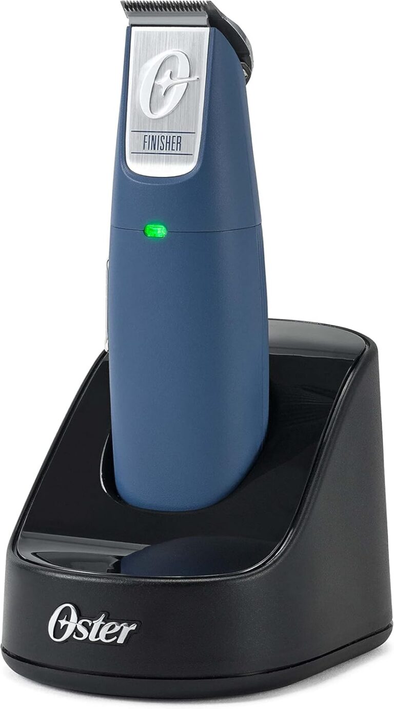 Oster Professional Cordless Finisher Animal Trimmer with Rechargeable Battery, Blue