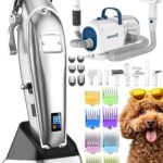 oneisall BM1 Dog Vacuum & Dryer and K52NTS Dog Grooming Clippers for Thick Heavy Coats