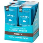 Barney Butter Almond Butter Snack Packs, Smooth, 0.6 Ounce (Pack of 24), Skin-Free Almonds, Non-GMO, Gluten Free, Keto, Paleo, Vegan