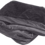 Furhaven Replacement Dog Bed Cover Plush & Velvet L Shaped Chaise, Machine Washable - Platinum Gray, Jumbo Plus (XX-Large)
