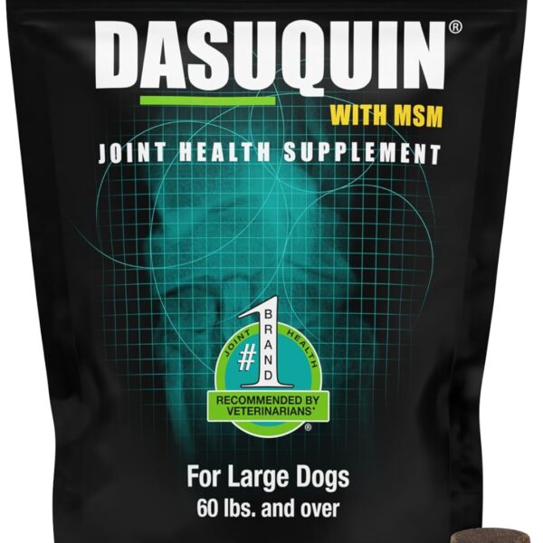 Nutramax Dasuquin for Large Dogs, Joint Health Supplement, Contains Glucosamine for Dogs, Plus Chondroitin, ASU, MSM and More, Supports Healthy Joints, Soft Chews, 84 Count