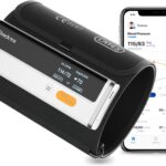 Checkme Bluetooth Blood Pressure Monitor for Home Use, Upper Arm Blood Pressure Machine with Wireless Large BP Cuff, Portable Digital BP Monitor, Reports for iOS & Android