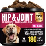 Glucosamine for Dogs - Hip and Joint Supplement Chews for Senior & Large Breed, Joint Supplement for Dogs with Chondroitin, Wuffe Joint Chews for Pain Relief - 60-Day Satisfaction Guarantee - 180 Ct