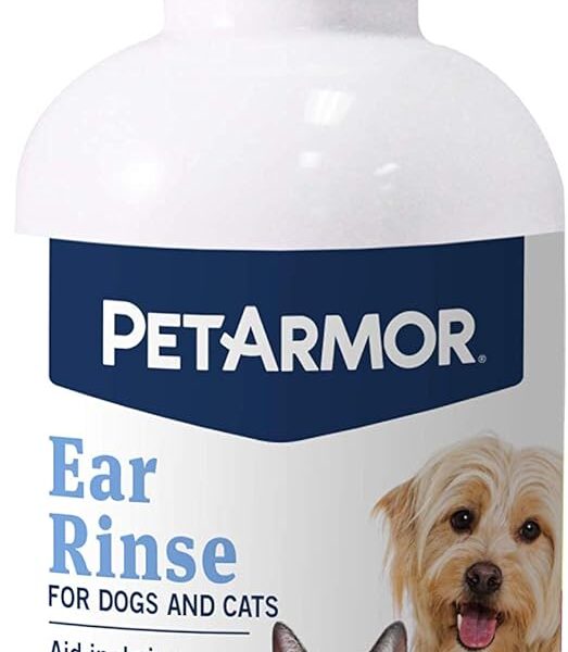 PetArmor Ear Rinse for Dogs & Cats, 4 oz