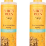 BURT'S BEES FOR PETS Itch Soothing Spray with Honeysuckle, 95% Natural Origin Formulas, Canine Spritz for Itchy Dogs, 2pk 10oz